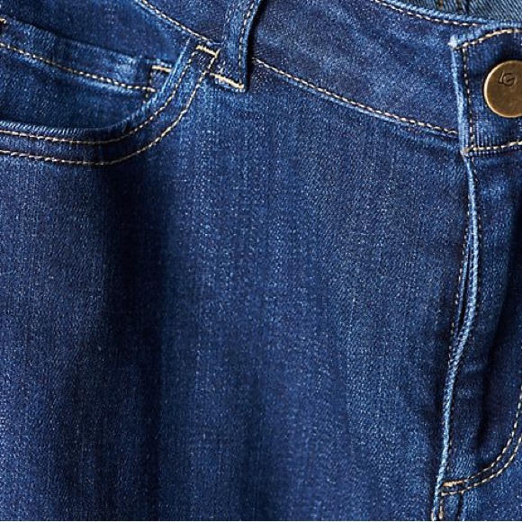 LOGO Straight Jean w/Rolled Cuff EUC - Picture 3 of 9